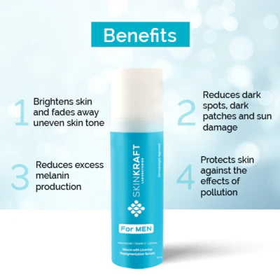 Niacinamide With Licorice Depigmentation Serum For Men - Image 5