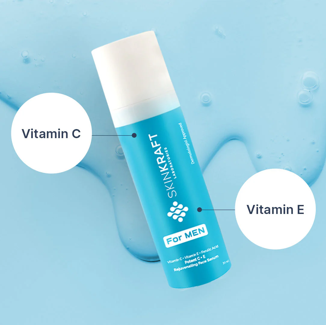 Vitamin C Rejuvenating Face Serum For Men - Image 3